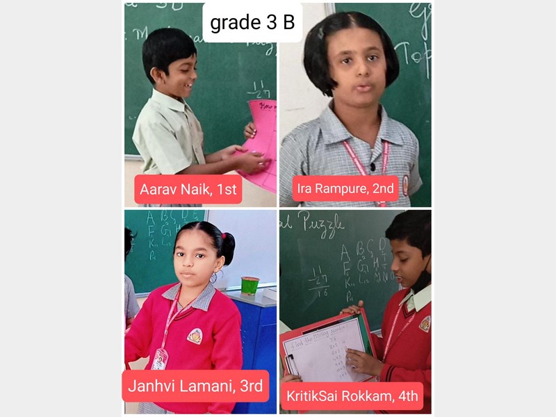 Class 3 & 4 : Mathematical puzzles