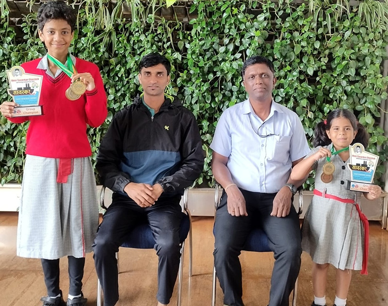 Swimming Stars at the Veer Savarkar Chashak Swimming Competition 2025 held at Kolhapur