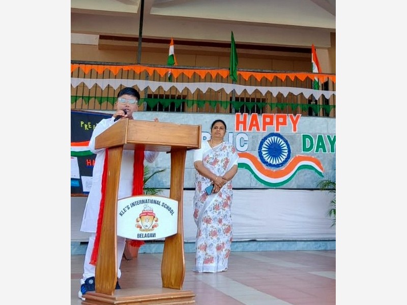 77th Republic Day at KLES’ International School, Belagavi   