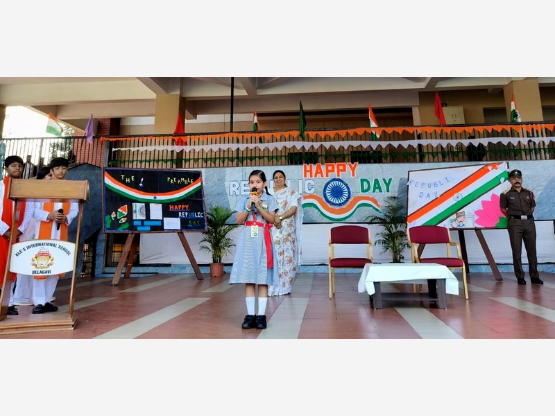 77th Republic Day at KLES’ International School, Belagavi   