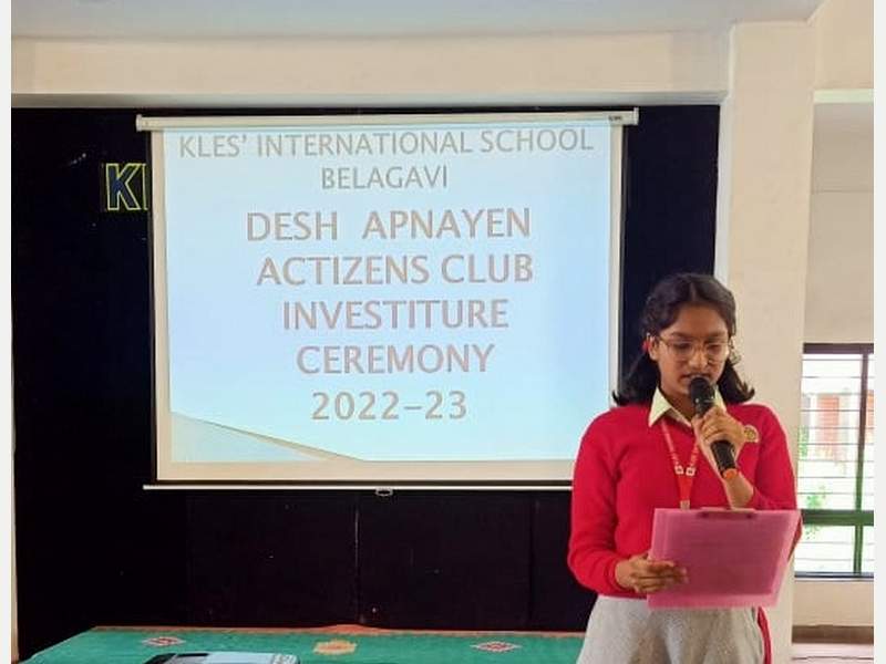 Desh Apnayen Actizens Club Investiture Ceremony 2022-23