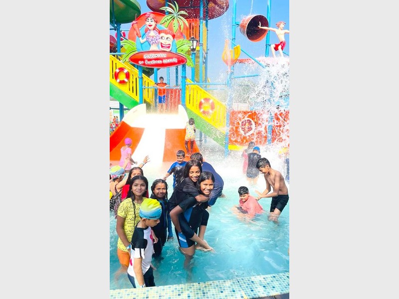 Water parks: where laughter flows, memories splash,and every moment makes a ripple of joy!