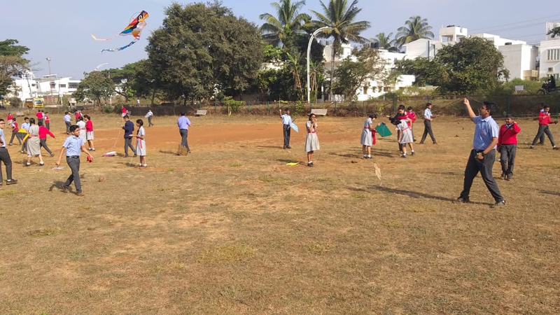 Kite flying on 14th January