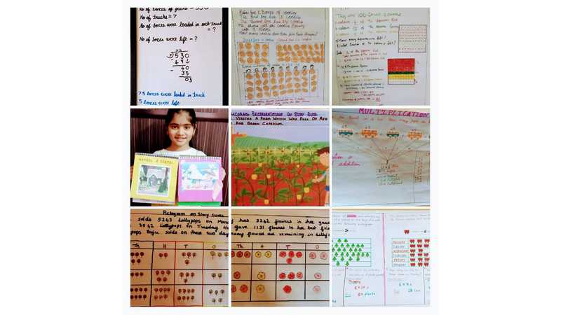 Grade 3 'Mathlon' - 'Pictorial representation of  word problems/story sums '