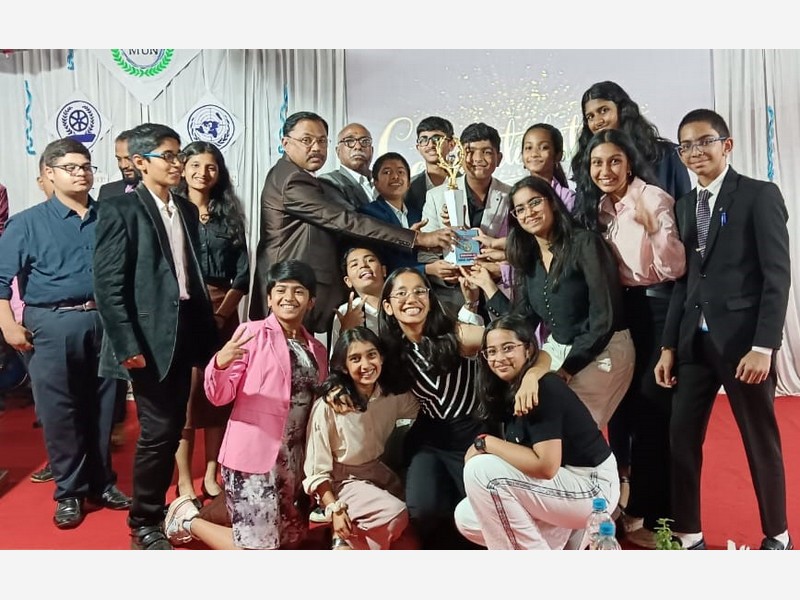 KLES International School, Belagavi Triumphs at SGIMUN Belgaum with General Championship Title!