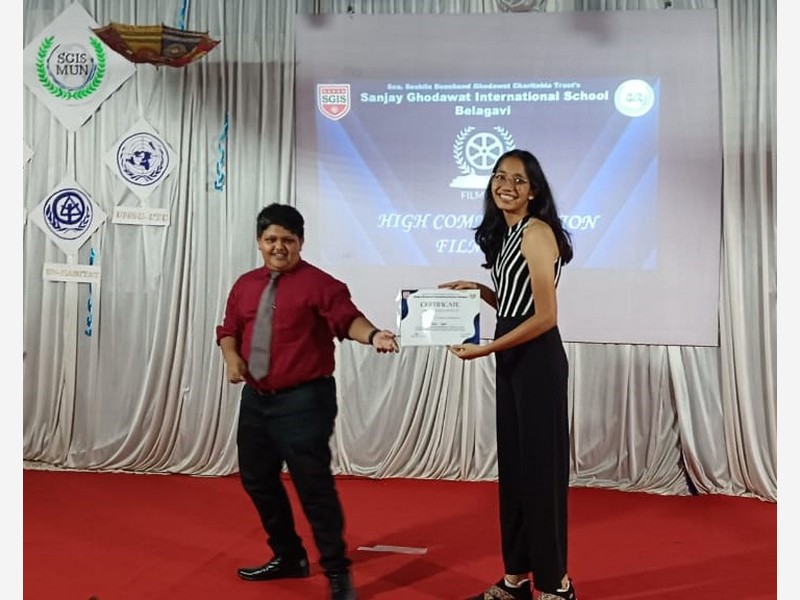 KLES International School, Belagavi Triumphs at SGIMUN Belgaum with General Championship Title!