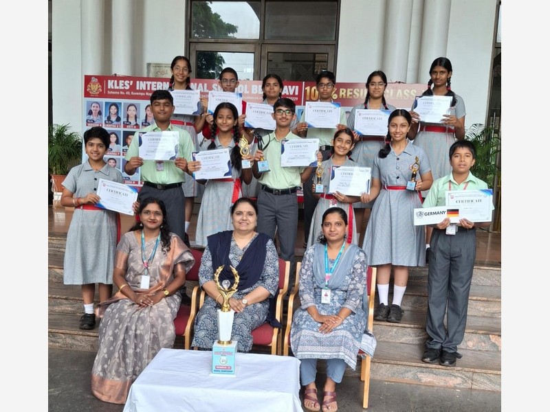 KLES International School, Belagavi Triumphs at SGIMUN Belgaum with General Championship Title!