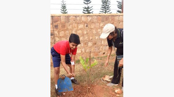 Tree-Planting itbp campus vantmuri